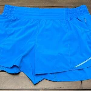 lululemon athletica Bright Blue Athletic Shorts